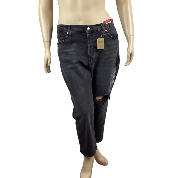 Levi's Wedgie Straight Crop Jeans Cut and Dry Size 20W - Picture 2 of 8